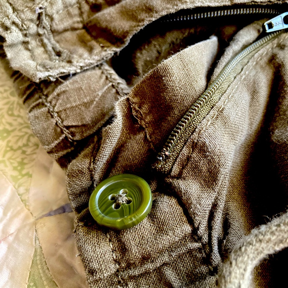 Army Green Stylus Shorts